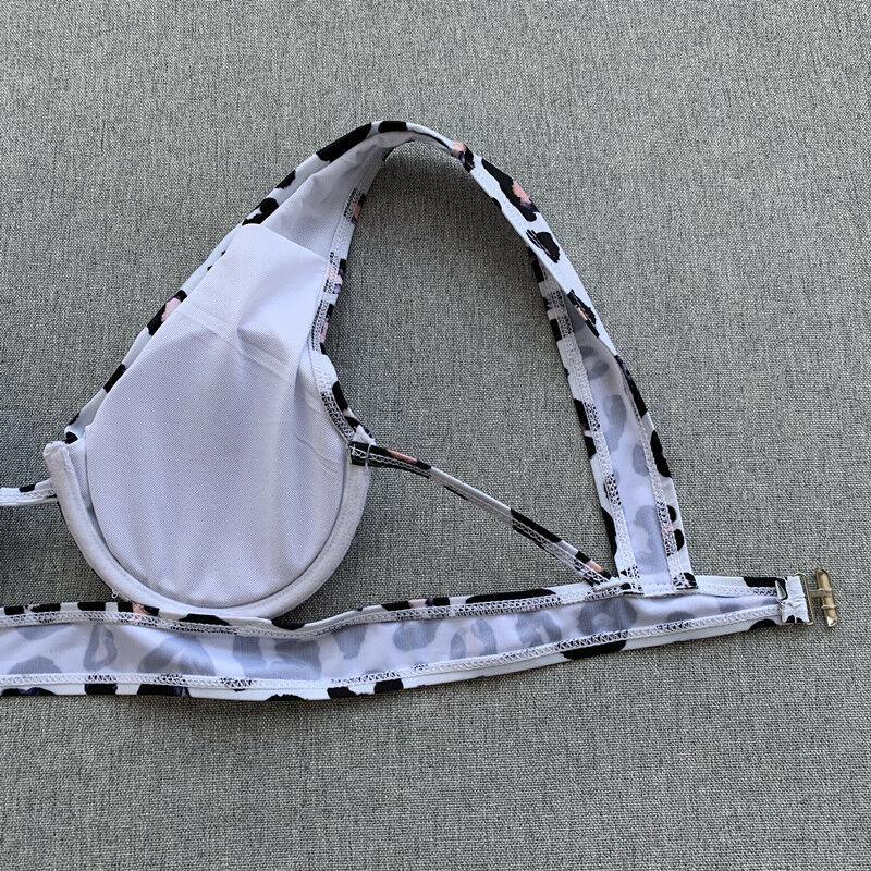 Leopard Bra Bikini Swimwear-STYLEGOING