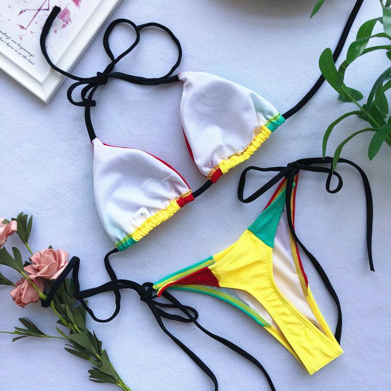 Sexy Halter Constract Summer Bikini-STYLEGOING