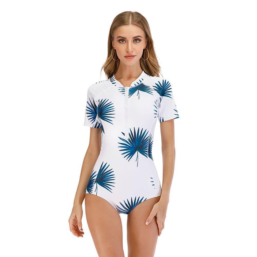Short Sleeve One Piece Diving Wear-STYLEGOING