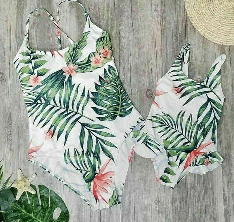 Family Swimsuit Tropical t Swimsuit-STYLEGOING