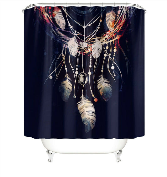 Dreamcatcher Fabric Shower Curtains-STYLEGOING