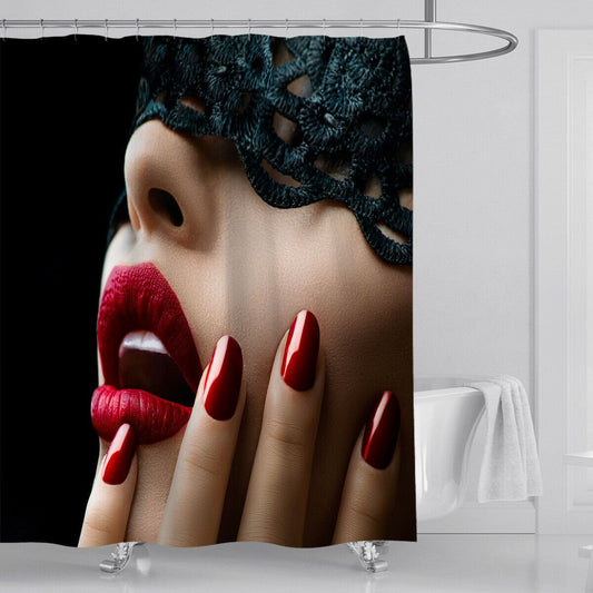 Sexy lady Fabric Shower Curtain for Bathroon-STYLEGOING