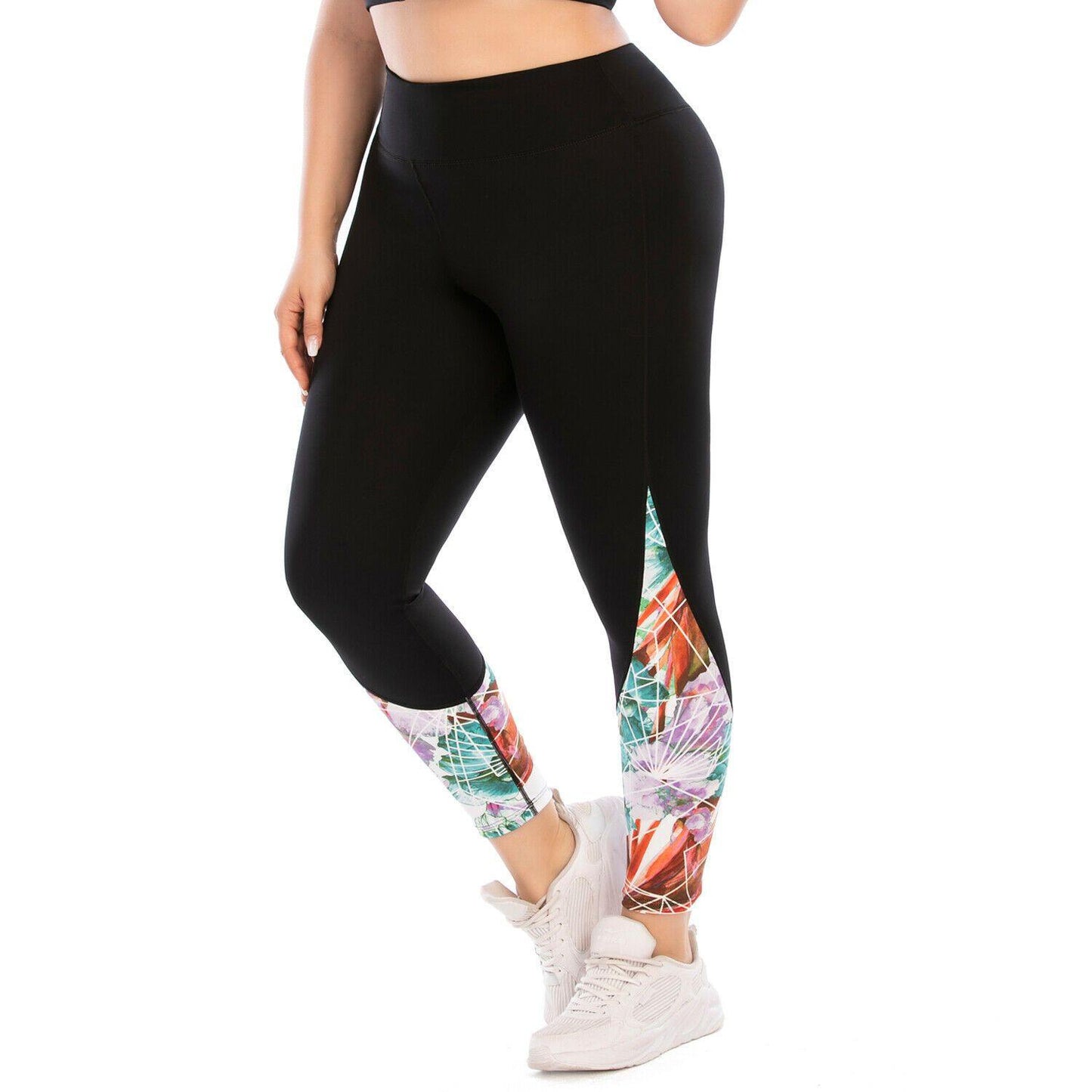 Women's Plus Size Yoga Set Fitness Gym Running Sports Outfit-STYLEGOING
