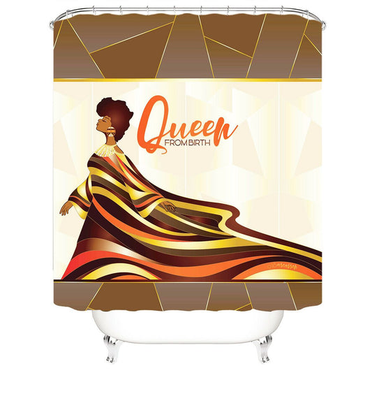 Queen Fabric Shower Curtain-STYLEGOING