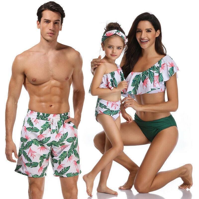 Summer Beachwear For Father Mother and Kids-STYLEGOING