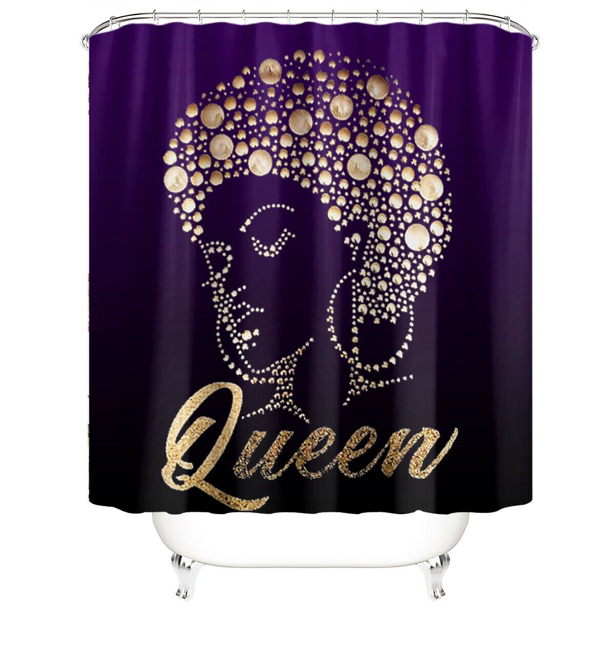 Queen Fabric Shower Curtains-STYLEGOING