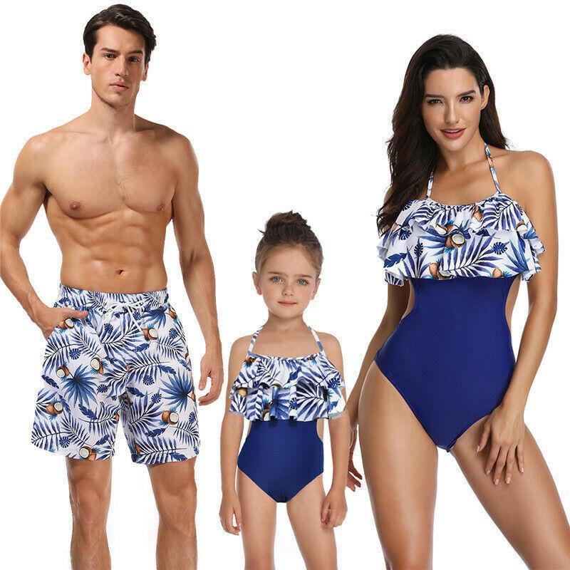 Family Summer Beachwear Swimsuit Set-STYLEGOING