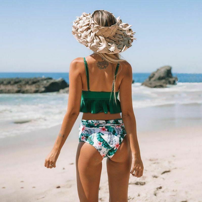 Women Sexy Floral Summer Bikini Swimwear-STYLEGOING